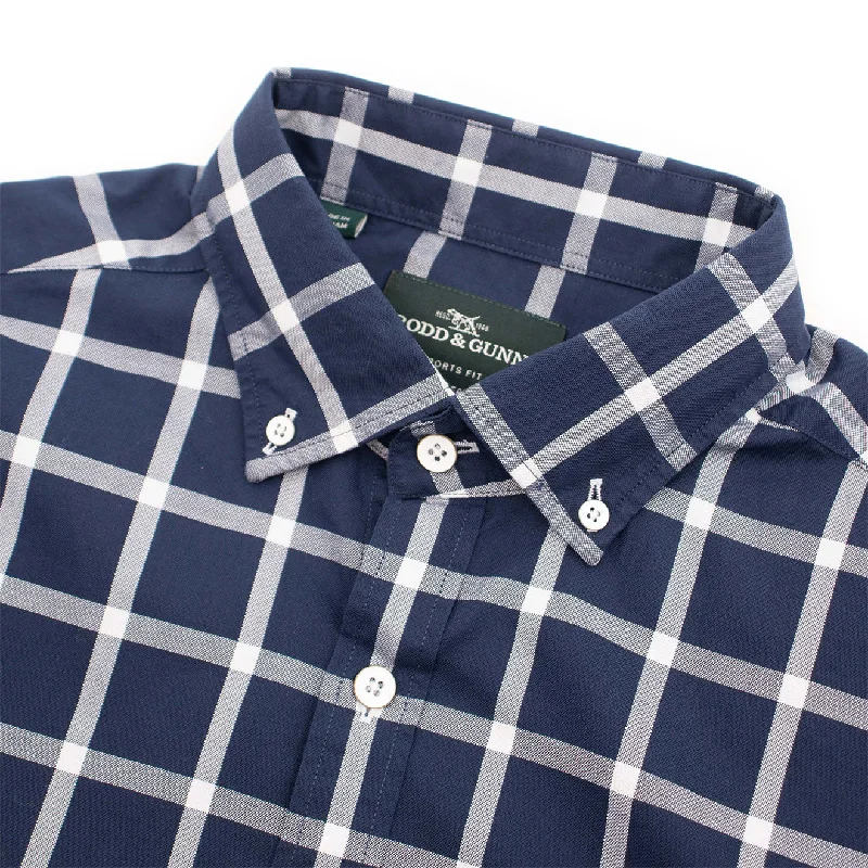 Rodd & Gunn Gunn Check Oxford Slim Fit Shirt Navy