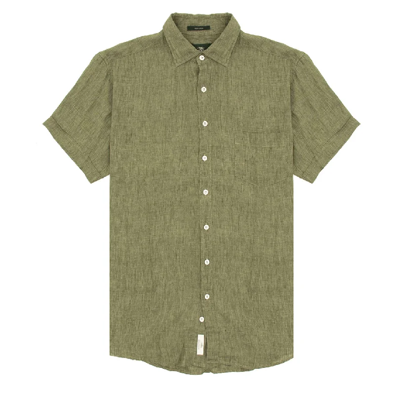 Rodd & Gunn Palm Beach S/S Slim Fit Shirt Kelp