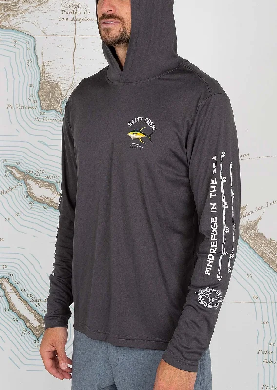 Salty Crew Men's Ahi Mount Sunshirt Hood