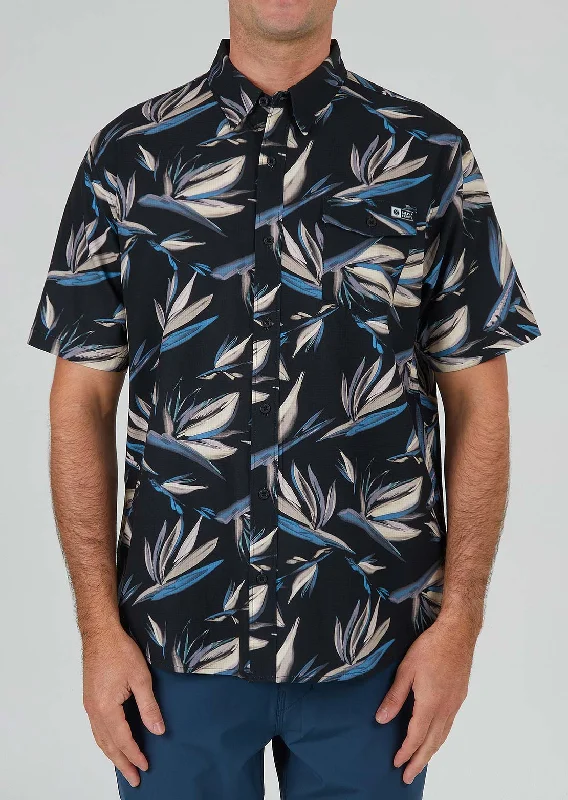 Salty Crew Men's Floral Flyer Tech Woven Button Up Shirt