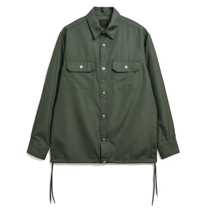 Taion Military Long Sleeve Shirt Olive