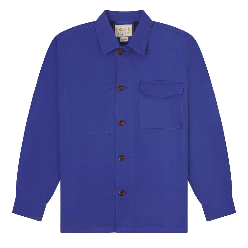 USKEES 3003 Buttoned Workshirt Ultra Blue