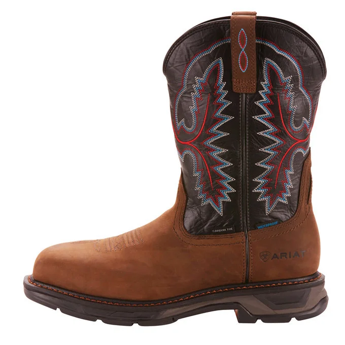 Ariat Mens Carbon Toe WorkHog XT Waterproof Square Wellington Boot Style 10024968