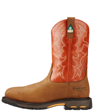 Ariat Mens Workhog Square Composite Toe Boots Style 10017170