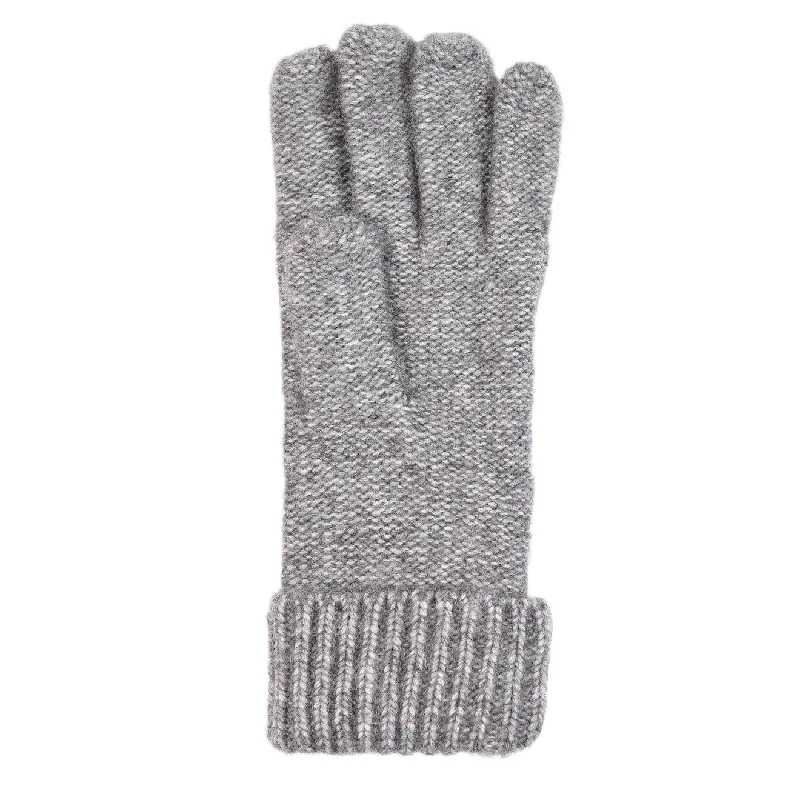 Barbour Womens Montrose Knitted Gloves Charcoal