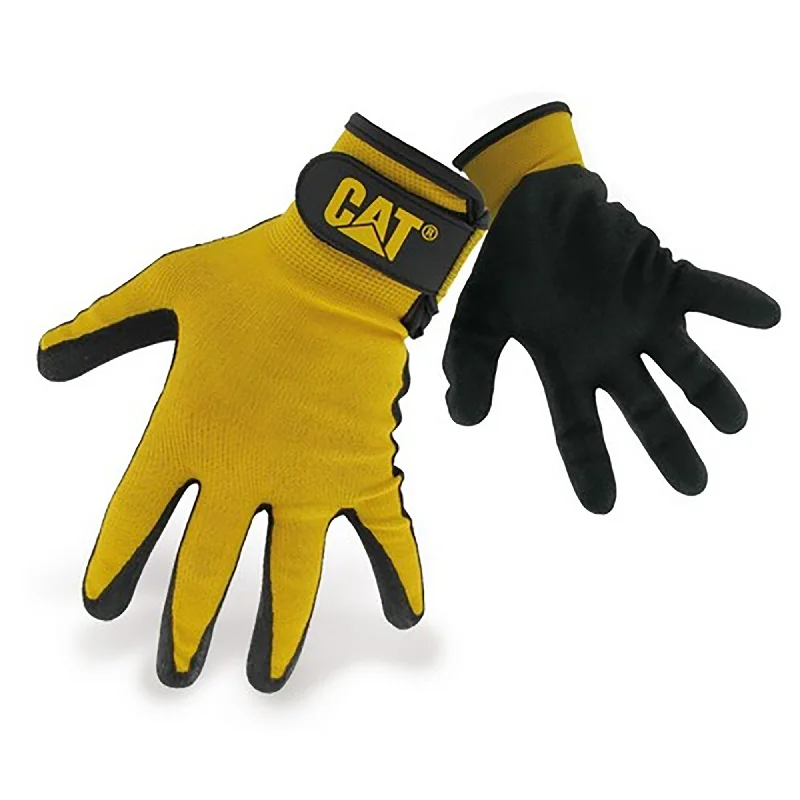 Caterpillar 17416 Nitrile Coated Nylon Shell Gloves / Mens Gloves / Gloves