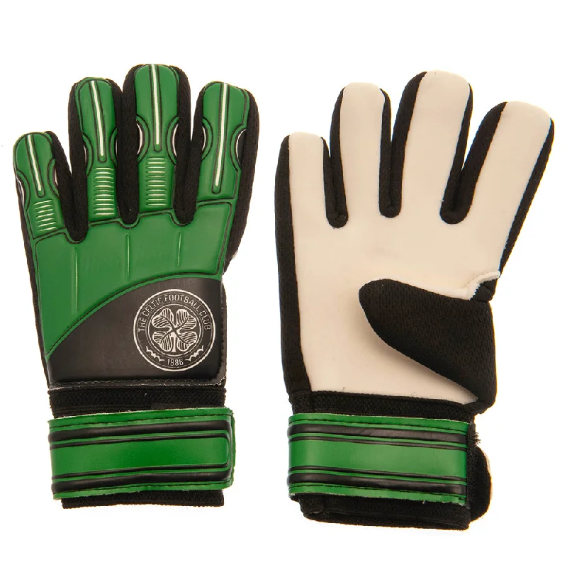 Celtic FC Childrens/Kids Delta Goalkeeper Gloves