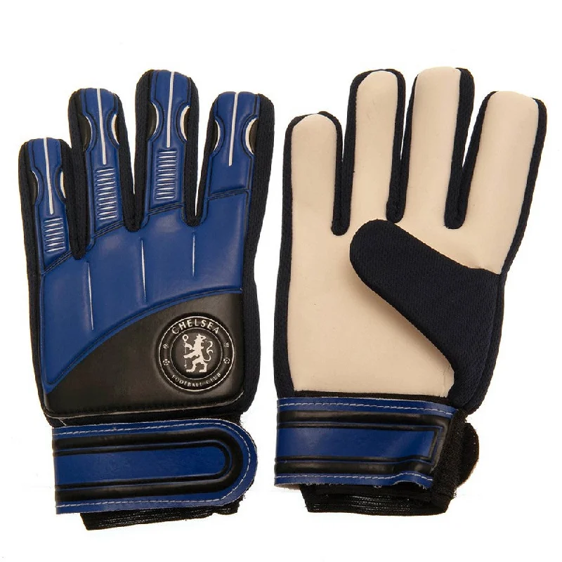 Chelsea FC Childrens/Kids Goalkeeper Gloves