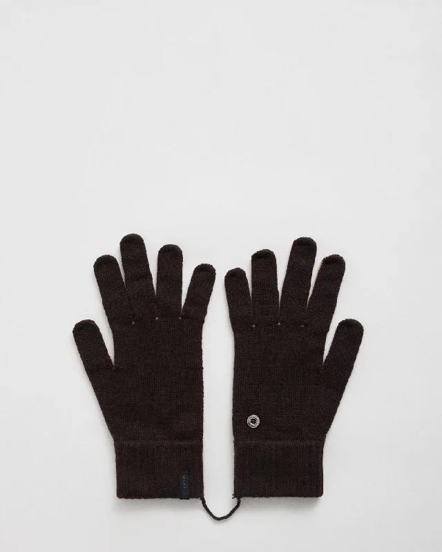 Hiro Color Blocked Knit Gloves