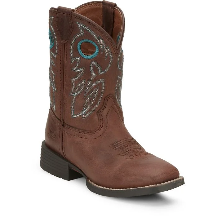 JUSTIN BOWLINE KIDS WESTERN BOOT STYLE JK7522