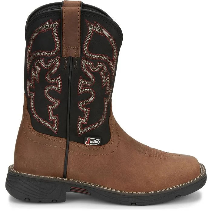 JUSTIN RUSH JUNIOR KIDS COWBOY BOOT STYLE JK4337