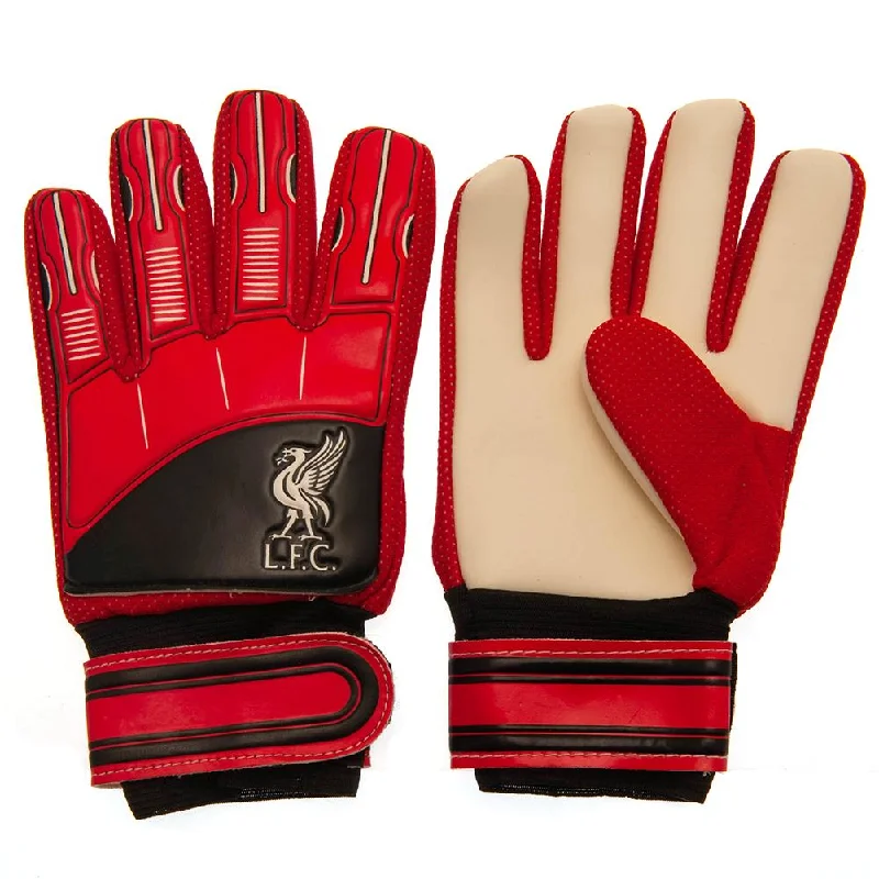 Liverpool FC Childrens/Kids Delta Goalkeeper Gloves