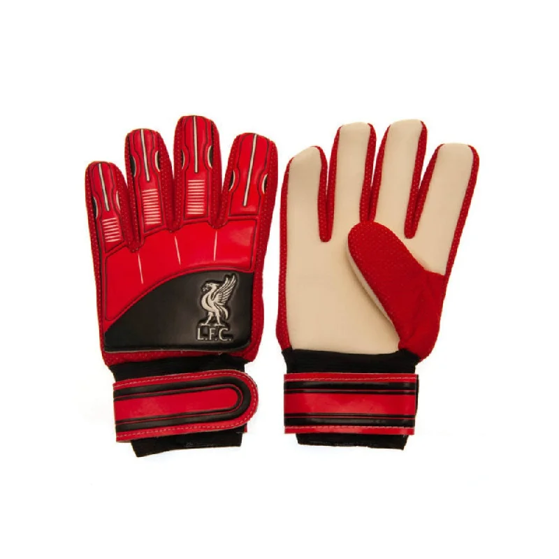 Liverpool FC Childrens/Kids Goalkeeper Gloves