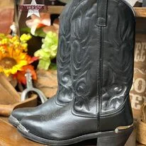 Men's Black Trucker Boots by Laredo