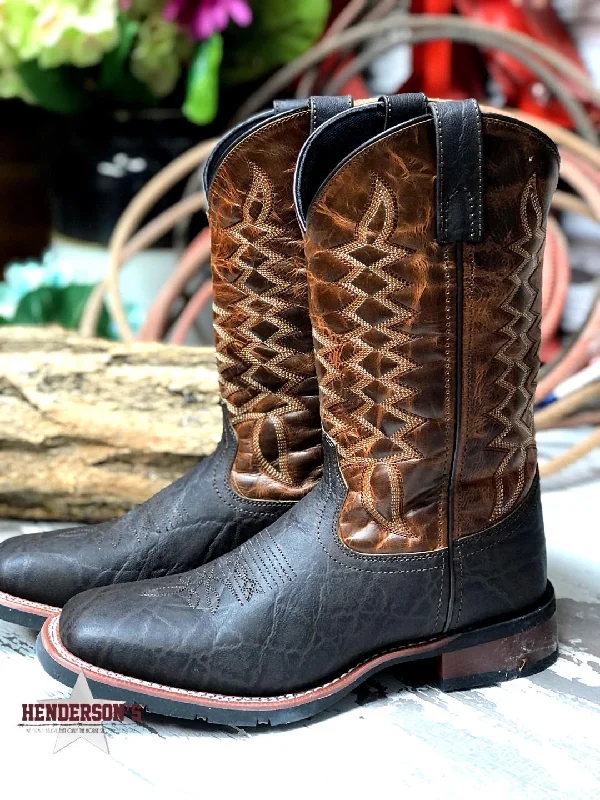 Men's Dillon Western Elephant Print Boots