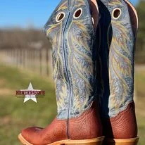 Merritt Cognac Boots by Tony Lama