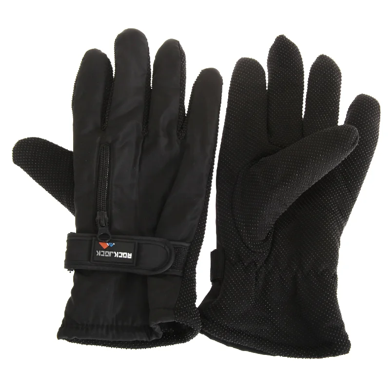 RockJock Mens Thermal Insulation Touch Fasten Gloves