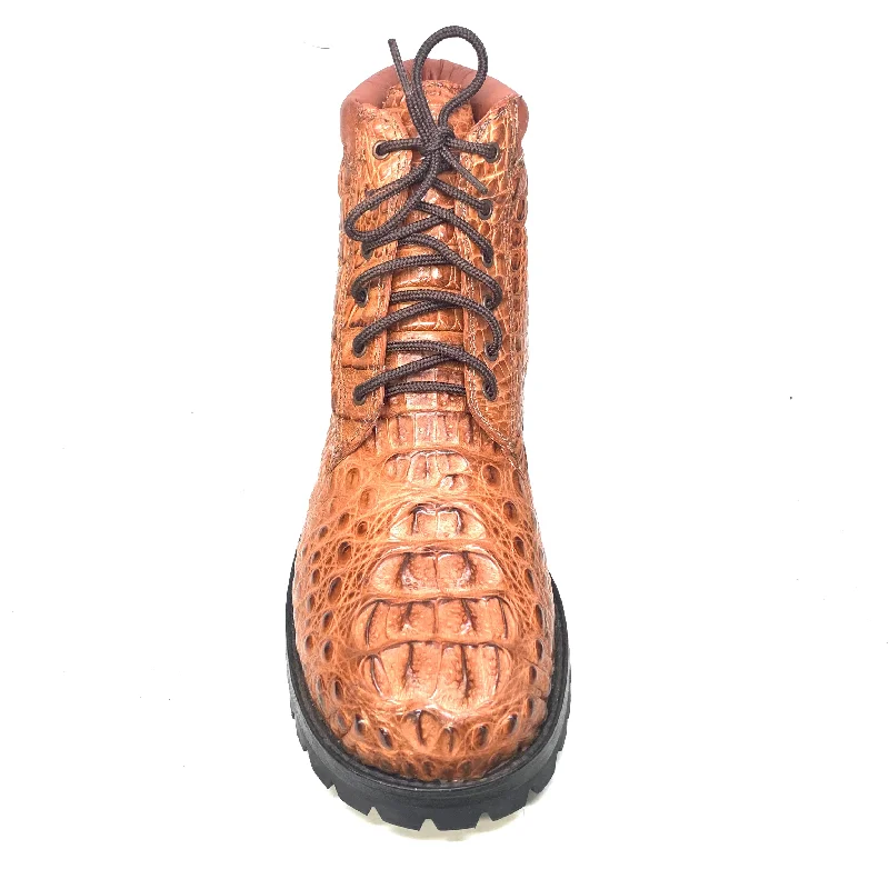 Safari Whisky Men's All-Over Horn-back Combat Boots