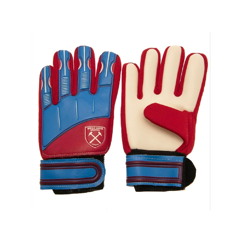 West Ham United FC Childrens/Kids Goalkeeper Gloves