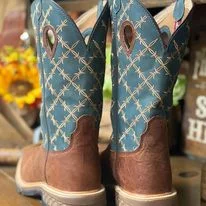 Western Work Boots by Twisted X ~ Mocha