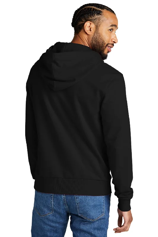 Allmade Mens Organic French Terry Hooded Sweatshirt Hoodie - Deep Black