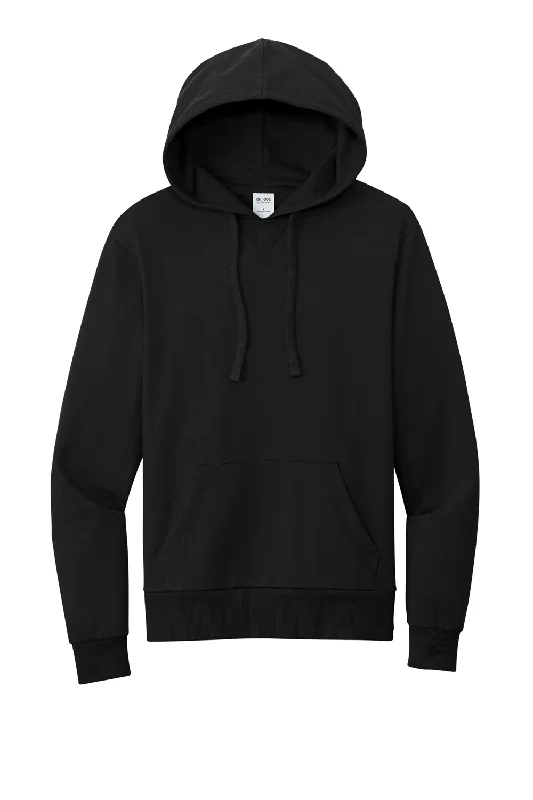 Allmade Mens Organic French Terry Hooded Sweatshirt Hoodie - Deep Black