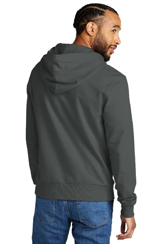 Allmade Mens Organic French Terry Hooded Sweatshirt Hoodie - Terrain Grey