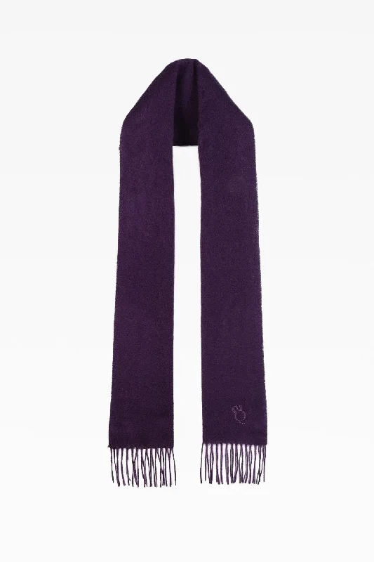 Baily Plain Napa Purple Cashmere Scarf