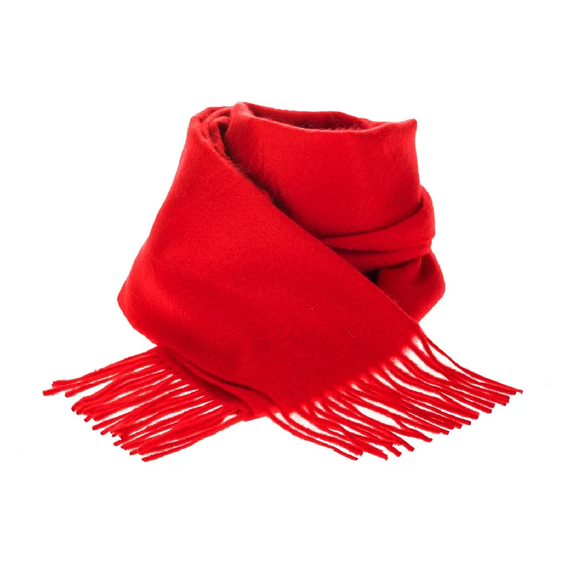 Edinburgh Cashmere Scarf  Red Rouge