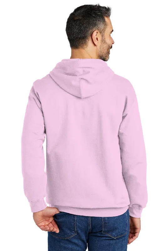 Gildan Mens Softstyle Hooded Sweatshirt Hoodie - Light Pink