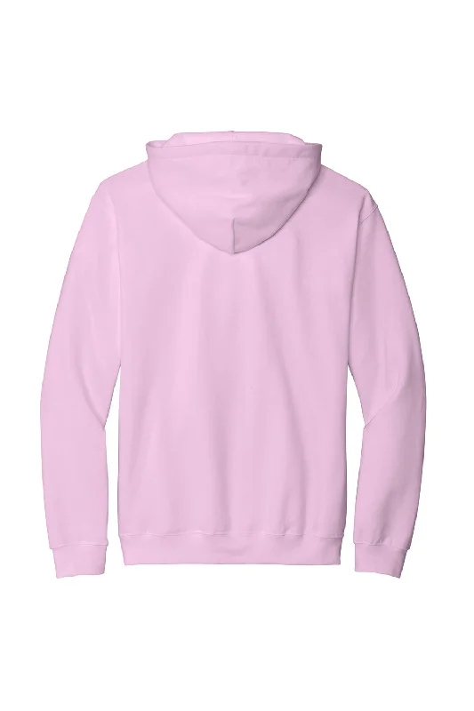 Gildan Mens Softstyle Hooded Sweatshirt Hoodie - Light Pink