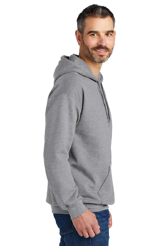 Gildan Mens Softstyle Hooded Sweatshirt Hoodie - Sport Grey