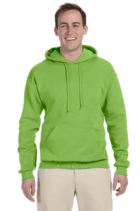 Jerzees Mens NuBlend Pill Resistant Fleece Hooded Sweatshirt Hoodie - Kiwi Green