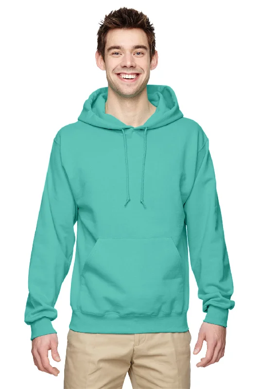 Jerzees Mens NuBlend Pill Resistant Fleece Hooded Sweatshirt Hoodie - Mint Green