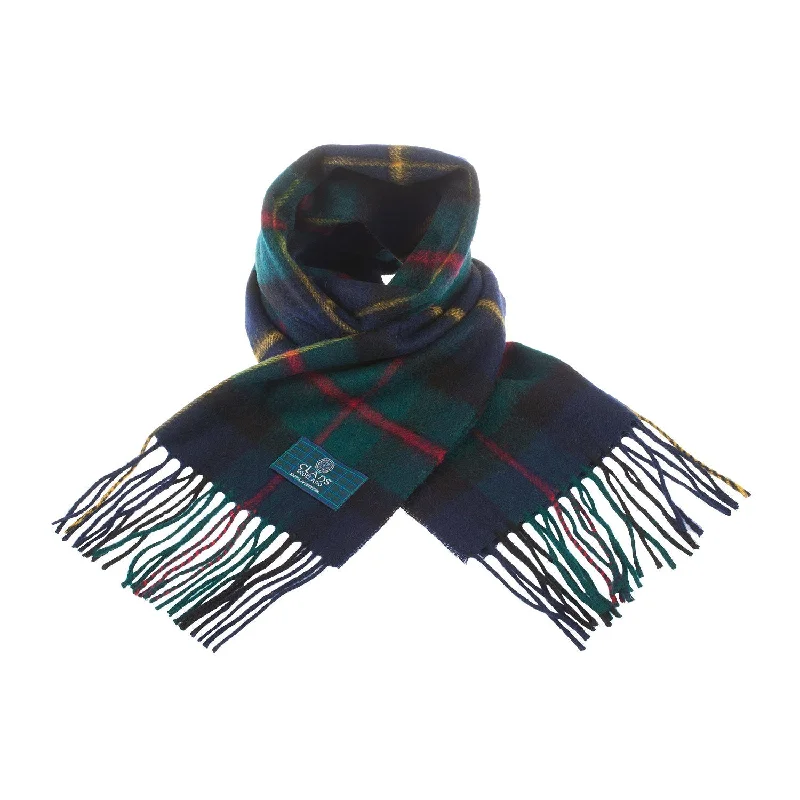 Lambswool Scottish Tartan Clan Scarf  Macleod Of Harris