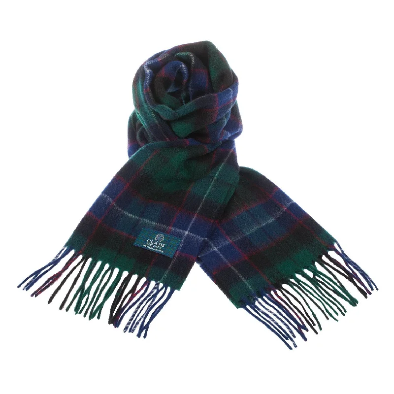 Lambswool Scottish Tartan Clan Scarf  Mitchell