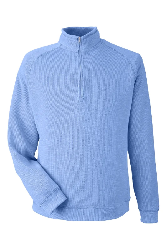 Nautica Mens Sun Surfer Supreme 1/4 Zip Sweatshirt - Vintage Mavi Blue