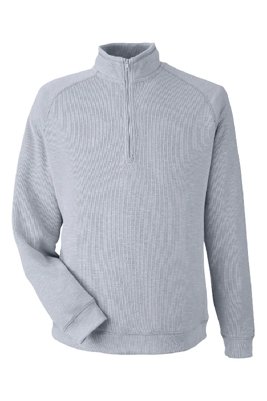 Nautica Mens Sun Surfer Supreme 1/4 Zip Sweatshirt - Vintage Pebble Grey