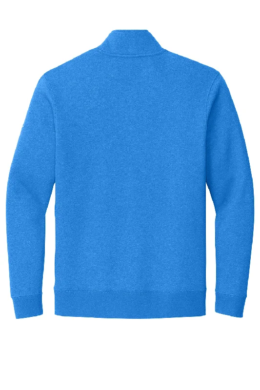 Nike Mens Club Fleece 1/4 Zip Sweatshirt - Heather Light Royal Blue