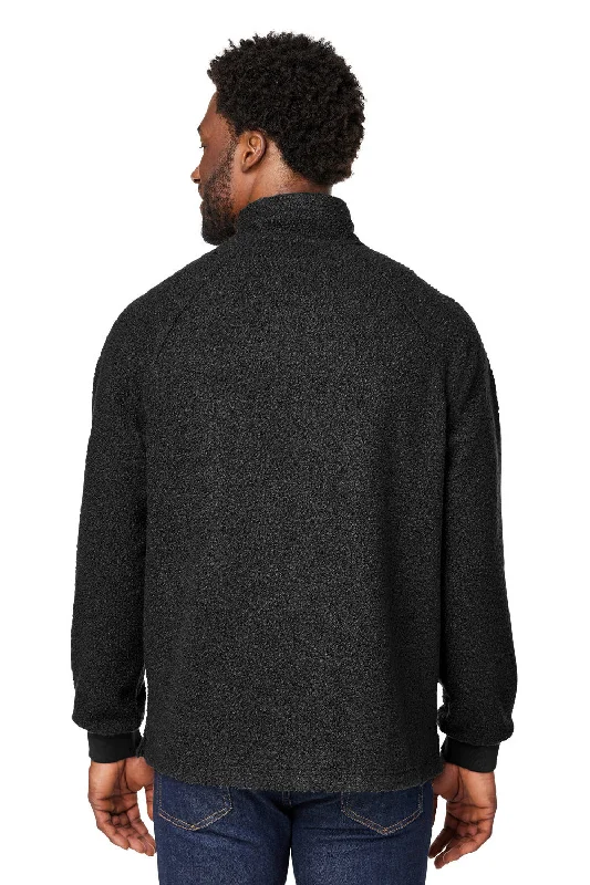 North End Mens Aura Sweater Fleece 1/4 Zip Sweatshirt - Black