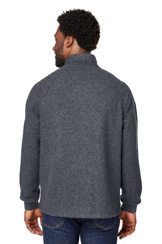 North End Mens Aura Sweater Fleece 1/4 Zip Sweatshirt - Carbon Grey