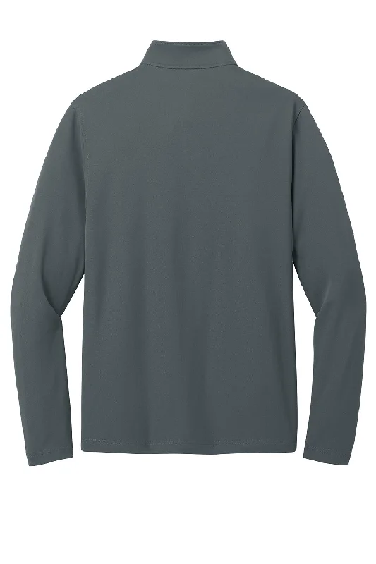 Port Authority Mens Dry Zone Moisture Wicking Micro Mesh 1/4 Zip Sweatshirt - Graphite Grey