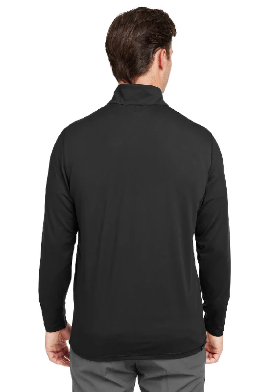 Puma Mens Cloudspun Moisture Wicking 1/4 Zip Sweatshirt - Black