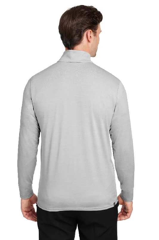 Puma Mens Cloudspun Moisture Wicking 1/4 Zip Sweatshirt - Heather High Rise Grey