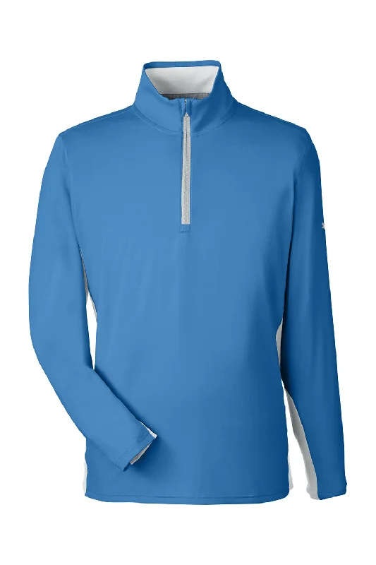 Puma Mens Gamer Moisture Wicking 1/4 Zip Sweatshirt - Bright Cobalt Blue