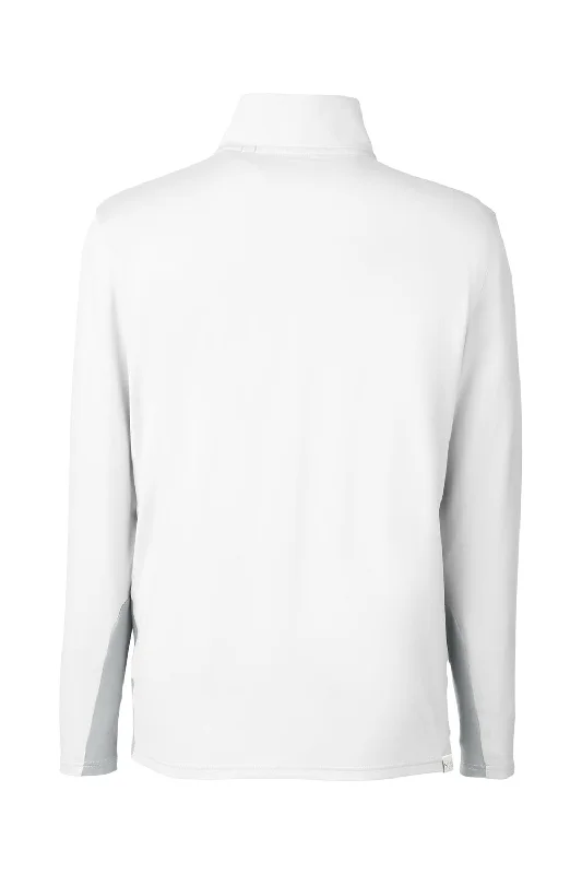 Puma Mens Gamer Moisture Wicking 1/4 Zip Sweatshirt - Bright White