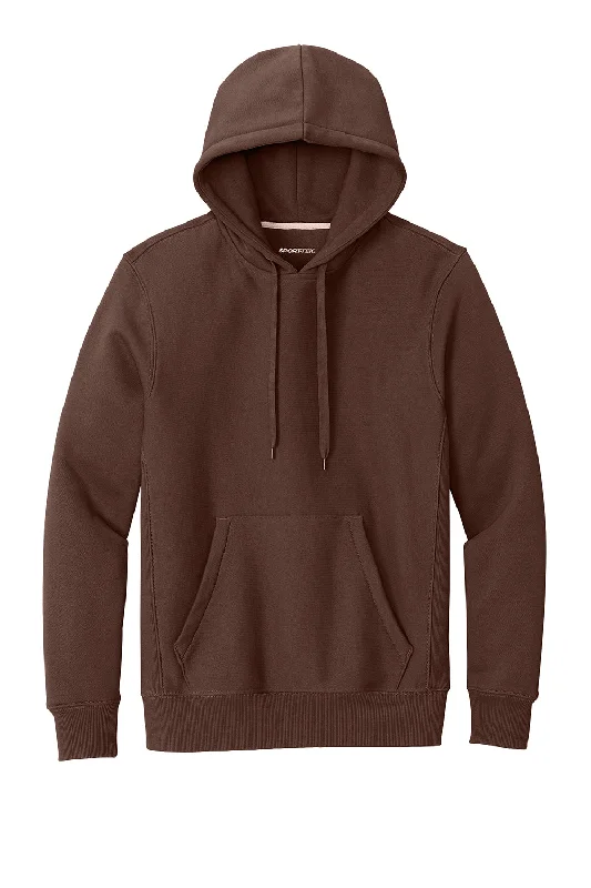 Sport-Tek Mens Fleece Hooded Sweatshirt Hoodie - Brown