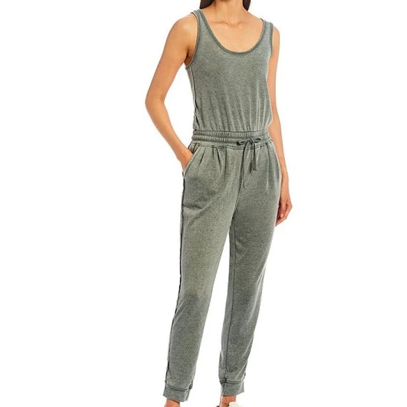 Costa Mesa Jumpsuit (Olive + Brown)