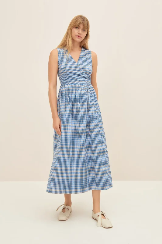 Kowtow Outline Dress - Duo Check REVERSIBLE