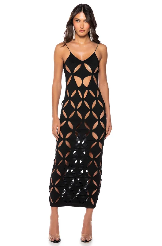 ISLAND VIBES CUTOUT TANK MAXI DRESS